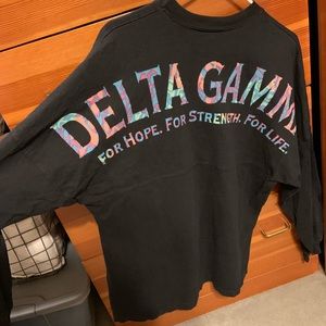 Delta gamma oversized long sleeve shirt